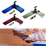 Maxbell RC Boat Rudder Remote Control Boat RC Boat Sturdy Metal Suction Water Rudder blue