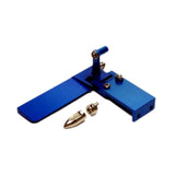 Maxbell RC Boat Rudder Remote Control Boat RC Boat Sturdy Metal Suction Water Rudder blue