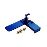 Maxbell RC Boat Rudder Remote Control Boat RC Boat Sturdy Metal Suction Water Rudder blue
