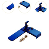 Maxbell RC Boat Rudder Remote Control Boat RC Boat Sturdy Metal Suction Water Rudder blue