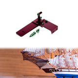 Maxbell RC Boat Rudder Remote Control Boat RC Boat Sturdy Metal Suction Water Rudder red