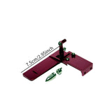 Maxbell RC Boat Rudder Remote Control Boat RC Boat Sturdy Metal Suction Water Rudder red