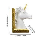 Maxbell Decorative Bookends Stylish Sculpture Book Stand for Indoor Tabletop Cabinet