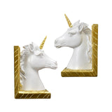Maxbell Decorative Bookends Stylish Sculpture Book Stand for Indoor Tabletop Cabinet