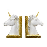 Maxbell Decorative Bookends Stylish Sculpture Book Stand for Indoor Tabletop Cabinet