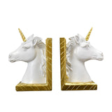 Maxbell Decorative Bookends Stylish Sculpture Book Stand for Indoor Tabletop Cabinet