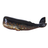 Maxbell Ceramic Whales Sculpture Animal Statue for Bookshelf Home Office Holiday Gift