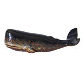 Maxbell Ceramic Whales Sculpture Animal Statue for Bookshelf Home Office Holiday Gift