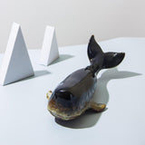 Maxbell Ceramic Whales Sculpture Animal Statue for Bookshelf Home Office Holiday Gift
