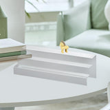 Maxbell Acrylic Riser Display Stand Decor Jewelry Rack for Dolls Figures Sculptures 3 Tier