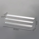 Maxbell Acrylic Riser Display Stand Decor Jewelry Rack for Dolls Figures Sculptures 3 Tier