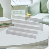 Maxbell Acrylic Riser Display Stand Decor Jewelry Rack for Dolls Figures Sculptures 5 Tier