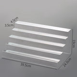 Maxbell Acrylic Riser Display Stand Decor Jewelry Rack for Dolls Figures Sculptures 5 Tier