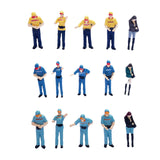 Maxbell 5x 1/64 Scale Model Collection Layout Decoration for Desktop DIY Scene Decor yellow set