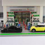 Maxbell 5x 1/64 Scale Model Collection Layout Decoration for Desktop DIY Scene Decor yellow set