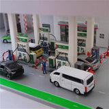 Maxbell 5x 1/64 Scale Model Collection Layout Decoration for Desktop DIY Scene Decor blue set