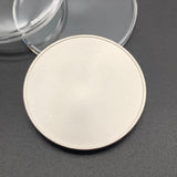 Maxbell 10x Blank Challenge Coins Birthday Iron Plating for Engraving Plated Pattern Argent