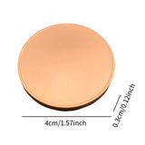 Maxbell 10x Blank Challenge Coins Birthday Iron Plating for Engraving Plated Pattern Copper