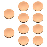 Maxbell 10x Blank Challenge Coins Birthday Iron Plating for Engraving Plated Pattern Copper