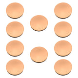Maxbell 10x Blank Challenge Coins Birthday Iron Plating for Engraving Plated Pattern Copper