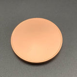 Maxbell 10x Blank Challenge Coins Birthday Iron Plating for Engraving Plated Pattern Copper