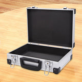 Maxbell Aluminum Alloy Toolbox Sturdy Portable Tool Case for Men Outdoor Camera Gear without Sponge