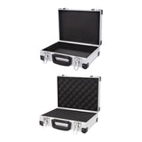 Maxbell Aluminum Alloy Toolbox Sturdy Portable Tool Case for Men Outdoor Camera Gear without Sponge