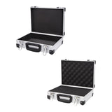 Maxbell Aluminum Alloy Toolbox Sturdy Portable Tool Case for Men Outdoor Camera Gear without Sponge