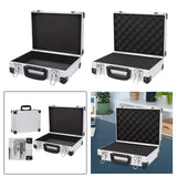 Maxbell Aluminum Alloy Toolbox Sturdy Portable Tool Case for Men Outdoor Camera Gear without Sponge