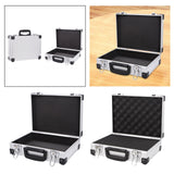 Maxbell Aluminum Alloy Toolbox Sturdy Portable Tool Case for Men Outdoor Camera Gear without Sponge