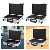 Maxbell Aluminum Alloy Toolbox Sturdy Portable Tool Case for Men Outdoor Camera Gear without Sponge