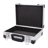 Maxbell Aluminum Alloy Toolbox Sturdy Portable Tool Case for Men Outdoor Camera Gear without Sponge