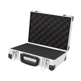 Maxbell Aluminum Alloy Toolbox Sturdy Portable Tool Case for Men Outdoor Camera Gear with Sponge