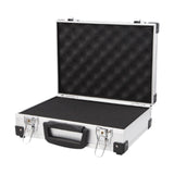 Maxbell Aluminum Alloy Toolbox Sturdy Portable Tool Case for Men Outdoor Camera Gear with Sponge