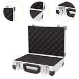 Maxbell Aluminum Alloy Toolbox Sturdy Portable Tool Case for Men Outdoor Camera Gear with Sponge