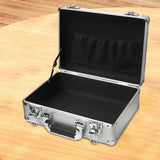 Maxbell Aluminum Alloy Case with Lock Portable Tool Case for Travel Outdoor Equiment withou sponge