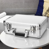 Maxbell Aluminum Alloy Case with Lock Portable Tool Case for Travel Outdoor Equiment withou sponge
