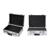 Maxbell Aluminum Alloy Case with Lock Portable Tool Case for Travel Outdoor Equiment withou sponge