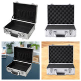 Maxbell Aluminum Alloy Case with Lock Portable Tool Case for Travel Outdoor Equiment withou sponge