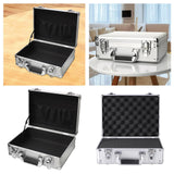 Maxbell Aluminum Alloy Case with Lock Portable Tool Case for Travel Outdoor Equiment withou sponge