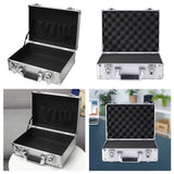 Maxbell Aluminum Alloy Case with Lock Portable Tool Case for Travel Outdoor Equiment withou sponge