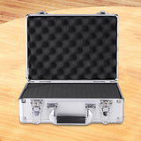 Maxbell Aluminum Alloy Case with Lock Portable Tool Case for Travel Outdoor Equiment with sponge