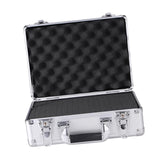 Maxbell Aluminum Alloy Case with Lock Portable Tool Case for Travel Outdoor Equiment with sponge