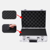 Maxbell Aluminum Alloy Case with Lock Portable Tool Case for Travel Outdoor Equiment with sponge