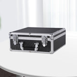 Maxbell Aluminum Alloy Case Hard Shell Portable Tool Case for Men Travel Mic Storage without sponge