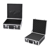 Maxbell Aluminum Alloy Case Hard Shell Portable Tool Case for Men Travel Mic Storage without sponge