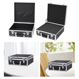 Maxbell Aluminum Alloy Case Hard Shell Portable Tool Case for Men Travel Mic Storage without sponge