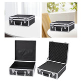 Maxbell Aluminum Alloy Case Hard Shell Portable Tool Case for Men Travel Mic Storage without sponge