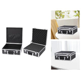 Maxbell Aluminum Alloy Case Hard Shell Portable Tool Case for Men Travel Mic Storage without sponge