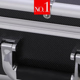 Maxbell Aluminum Alloy Case Hard Shell Portable Tool Case for Men Travel Mic Storage without sponge